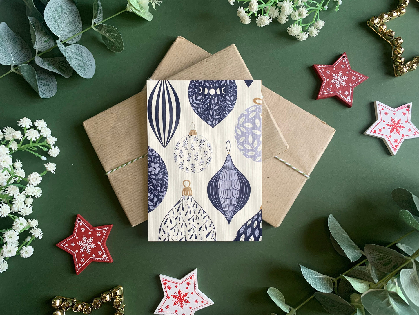 Xmas Ornaments Christmas Card