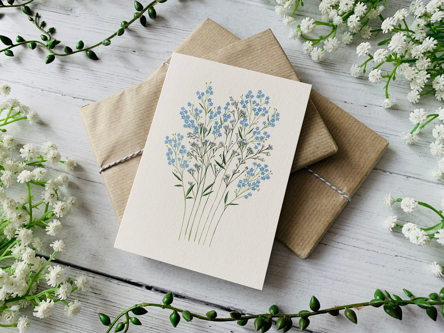 Forget-me-nots Greeting Card