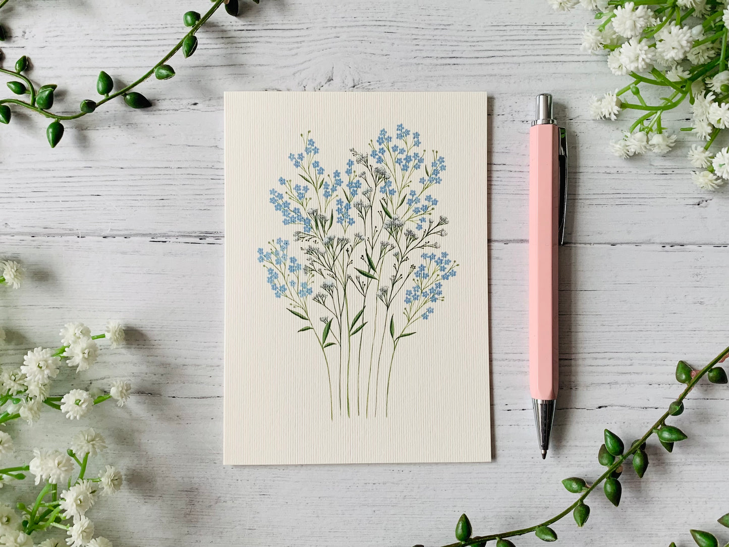 Forget-me-nots Greeting Card