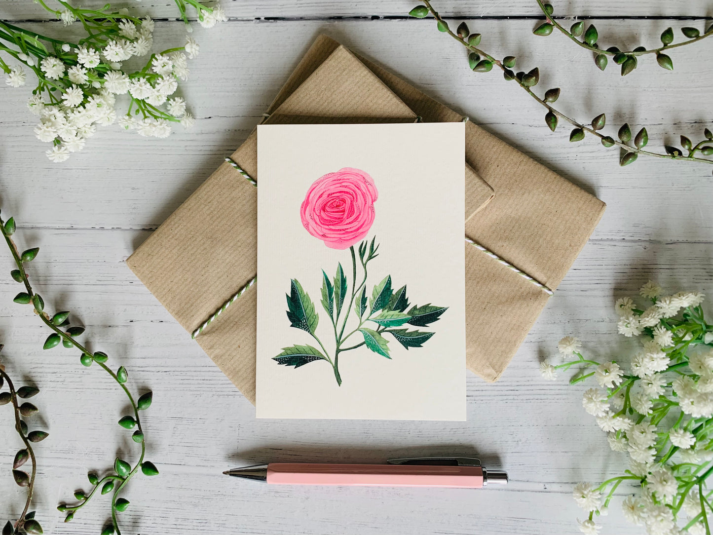 Ranunculus Greeting Card