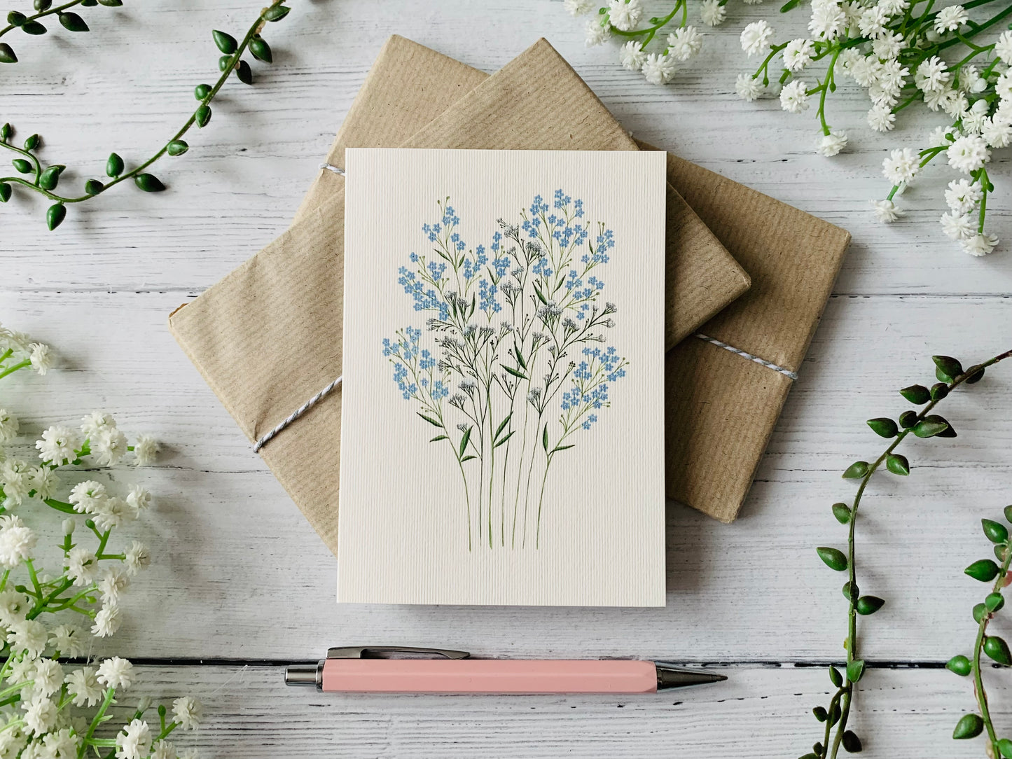 Forget-me-nots Greeting Card