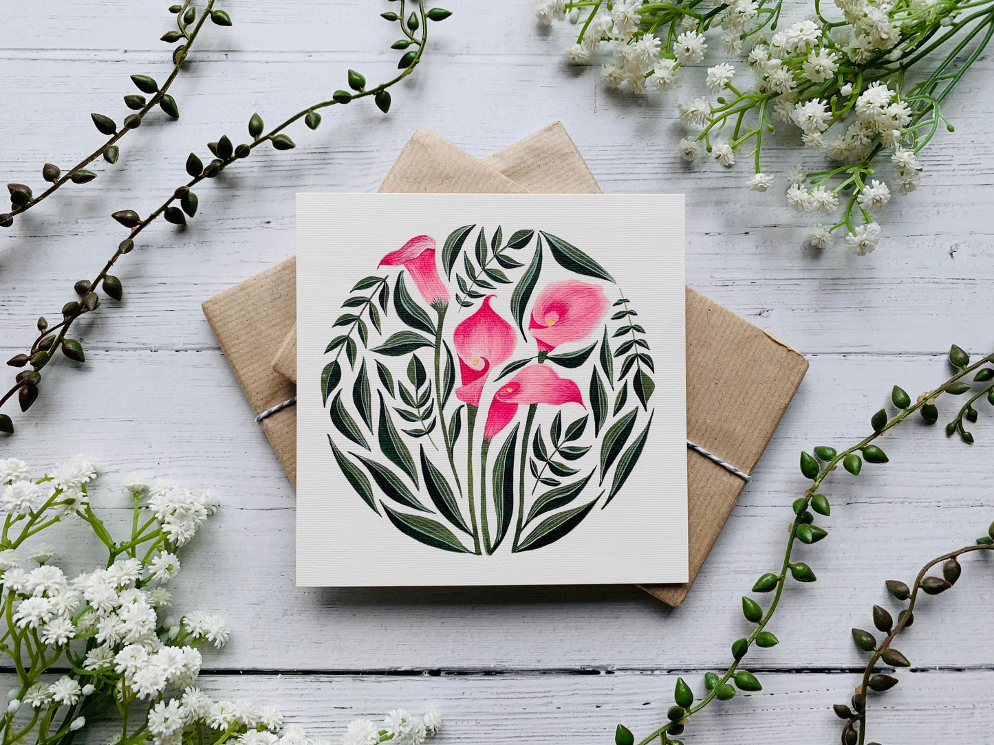 Botanical Circles Postcard Set