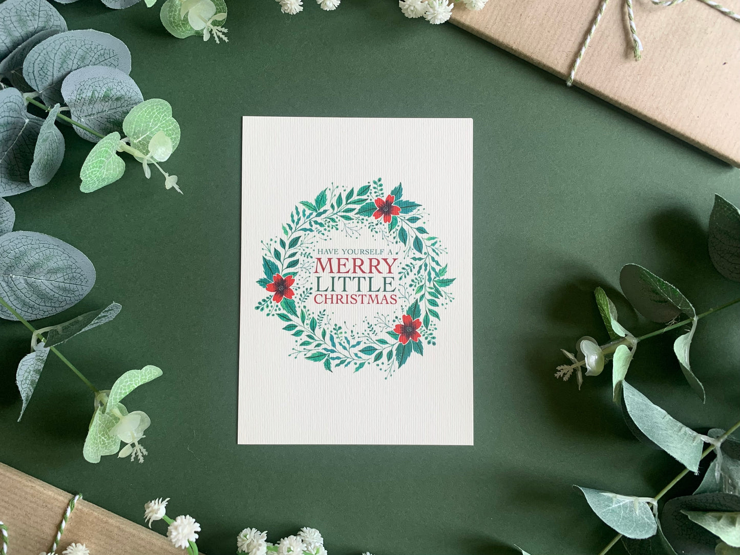 Wreath Christmas Card
