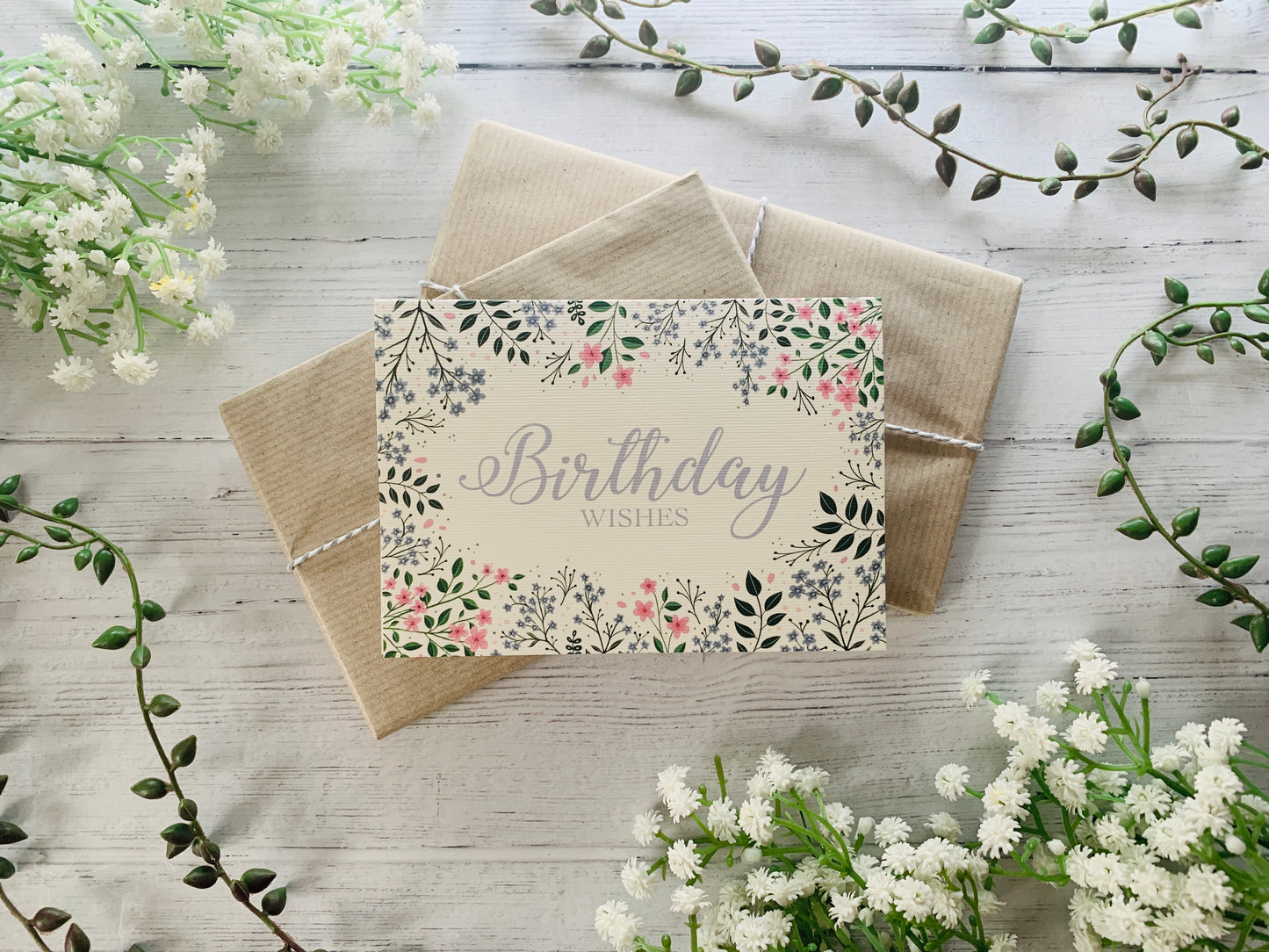 Birthday Wishes Meadow Greeting Card