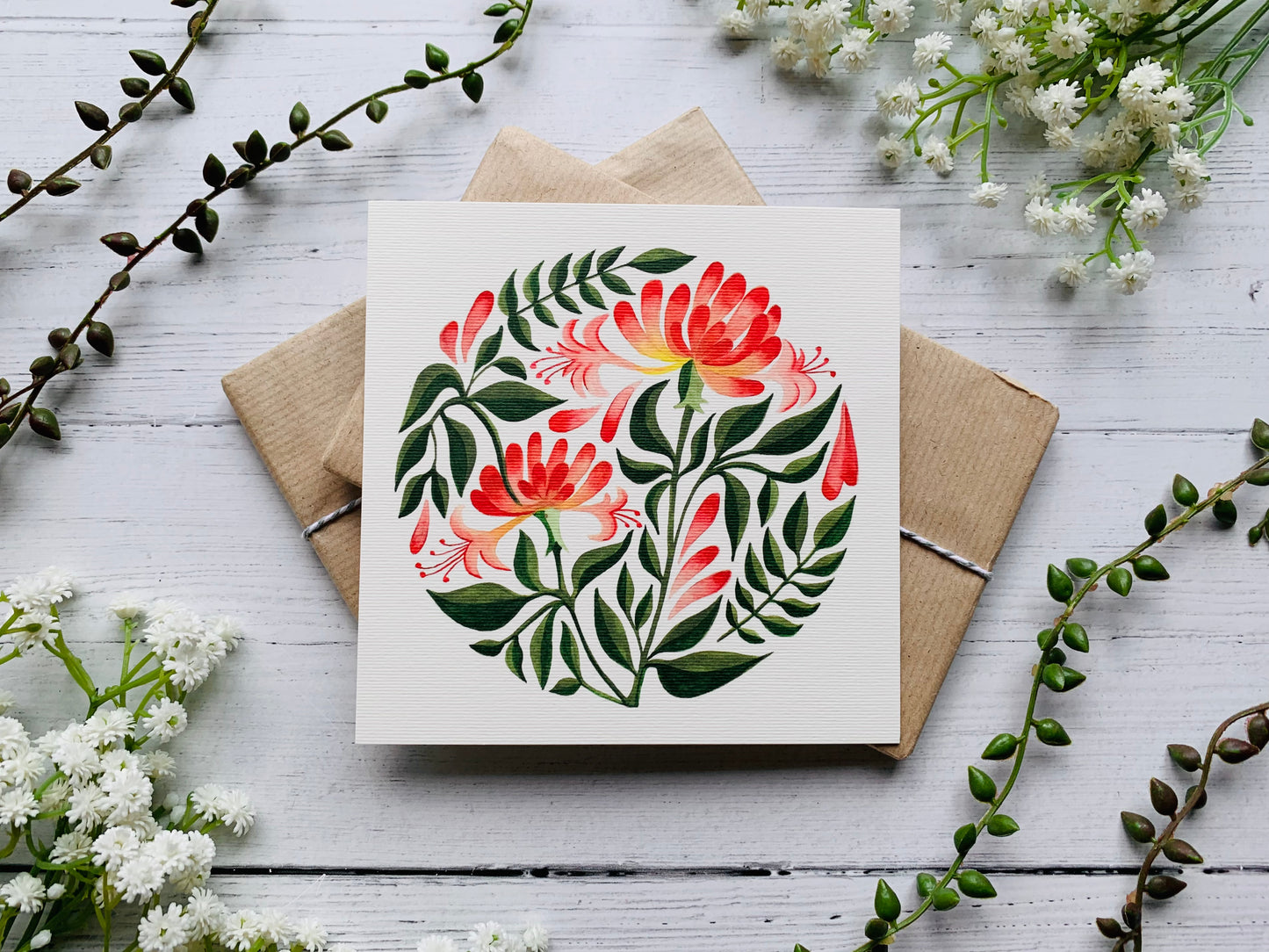 Botanical Circles Postcard Set