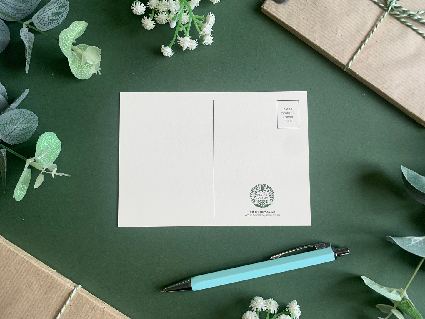 Christmas Botanicals Postcard Set