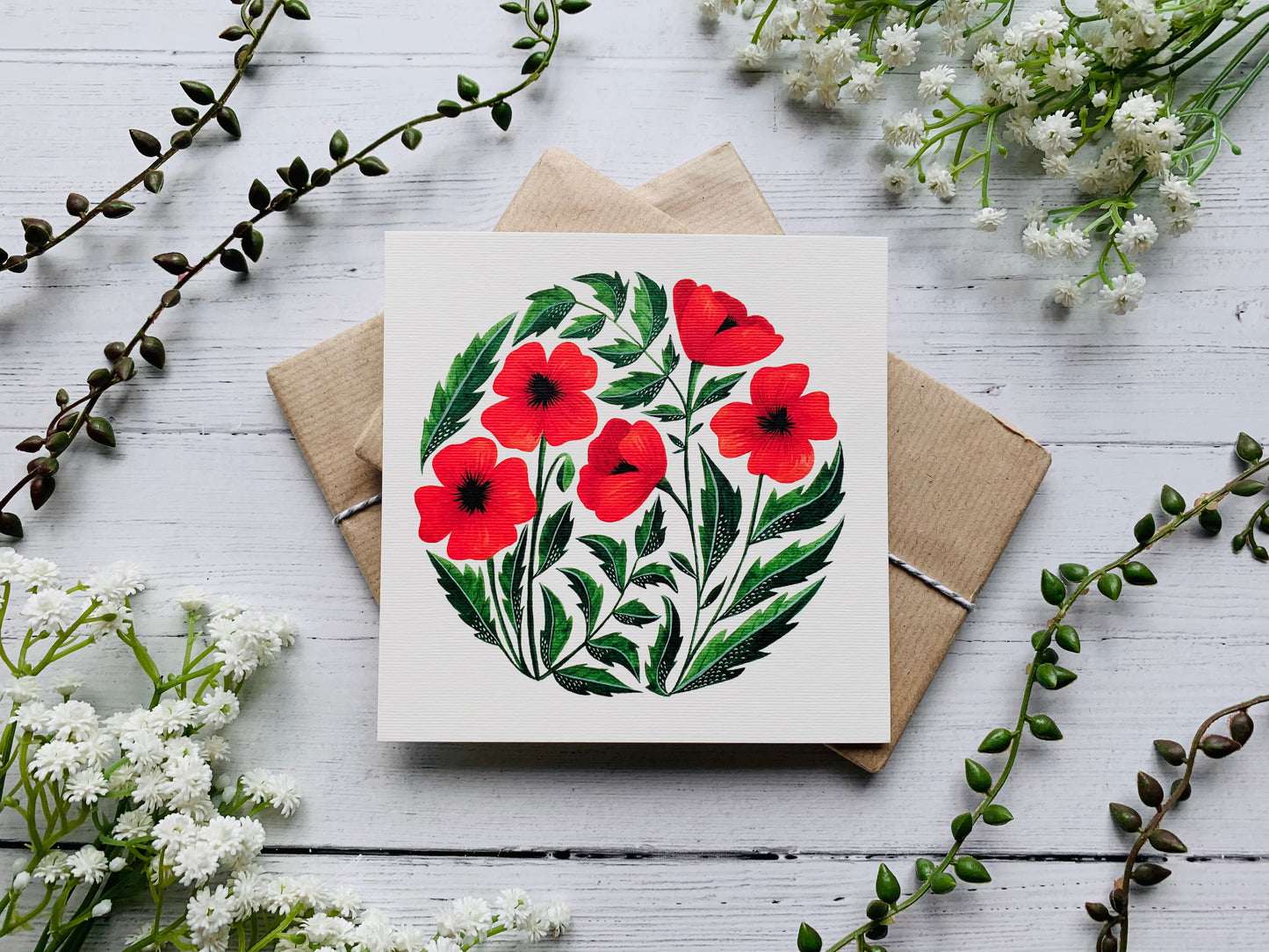 Botanical Circles Postcard Set