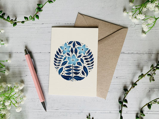 Moonflower Greeting Card