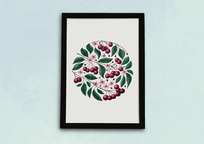 Cherry Tree Art Print