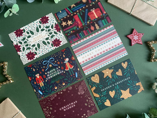 Cosy & Classic Christmas Card Set