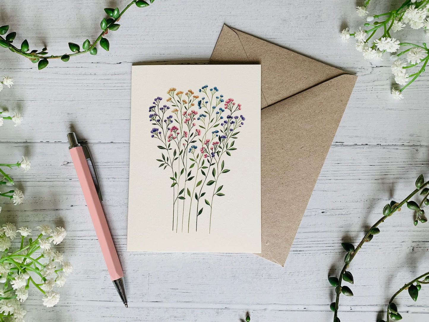 Tiny Flowers Greeting Card Set