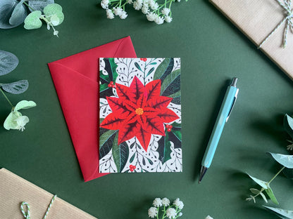 Red & Green Christmas Card Set