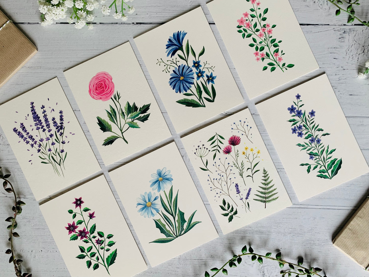 Wildflowers Greeting Card Set