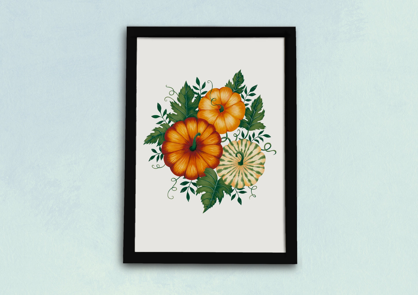 Pumpkin Patch Art Print