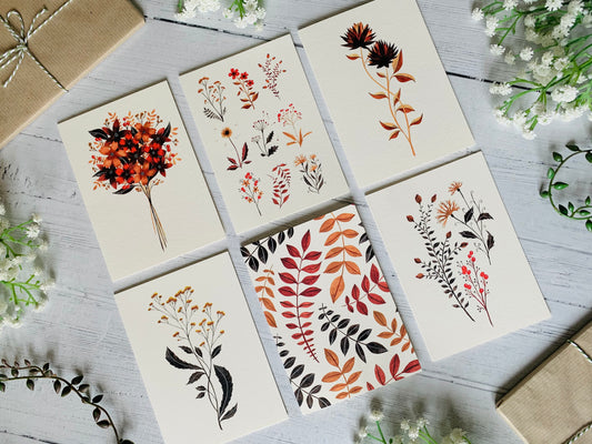 Autumnal Greeting Card Set