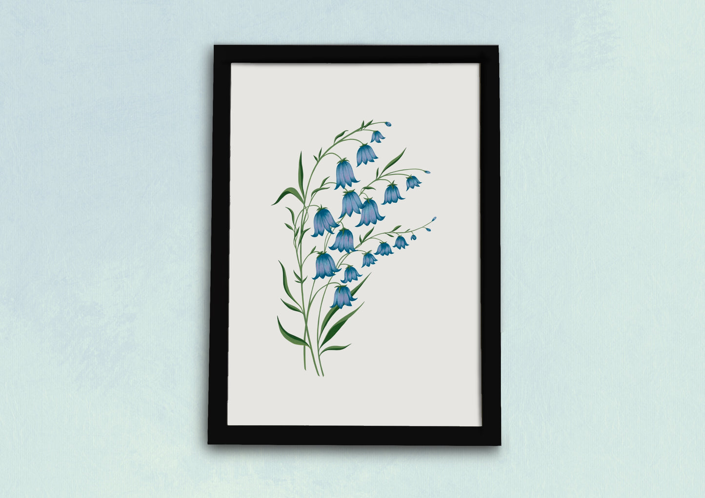 English Bluebells Art Print