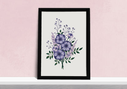 Purple Bouquet Art Print