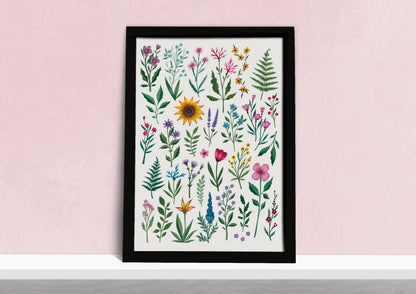 Summer Flowers Art Print