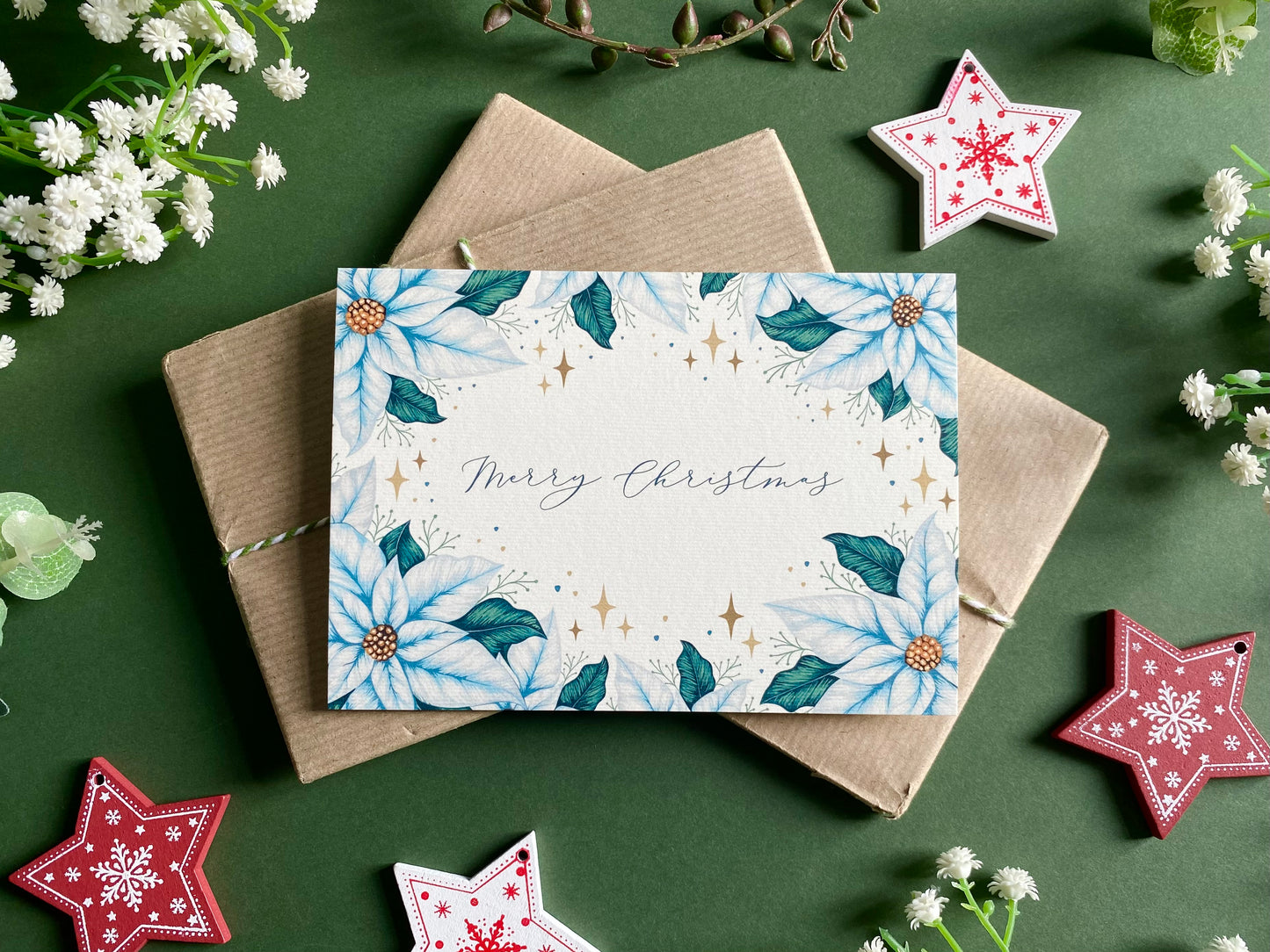 Classic White Christmas Notecard Set