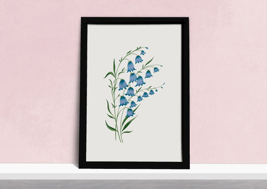 English Bluebells Art Print