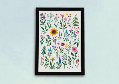 Summer Flowers Art Print