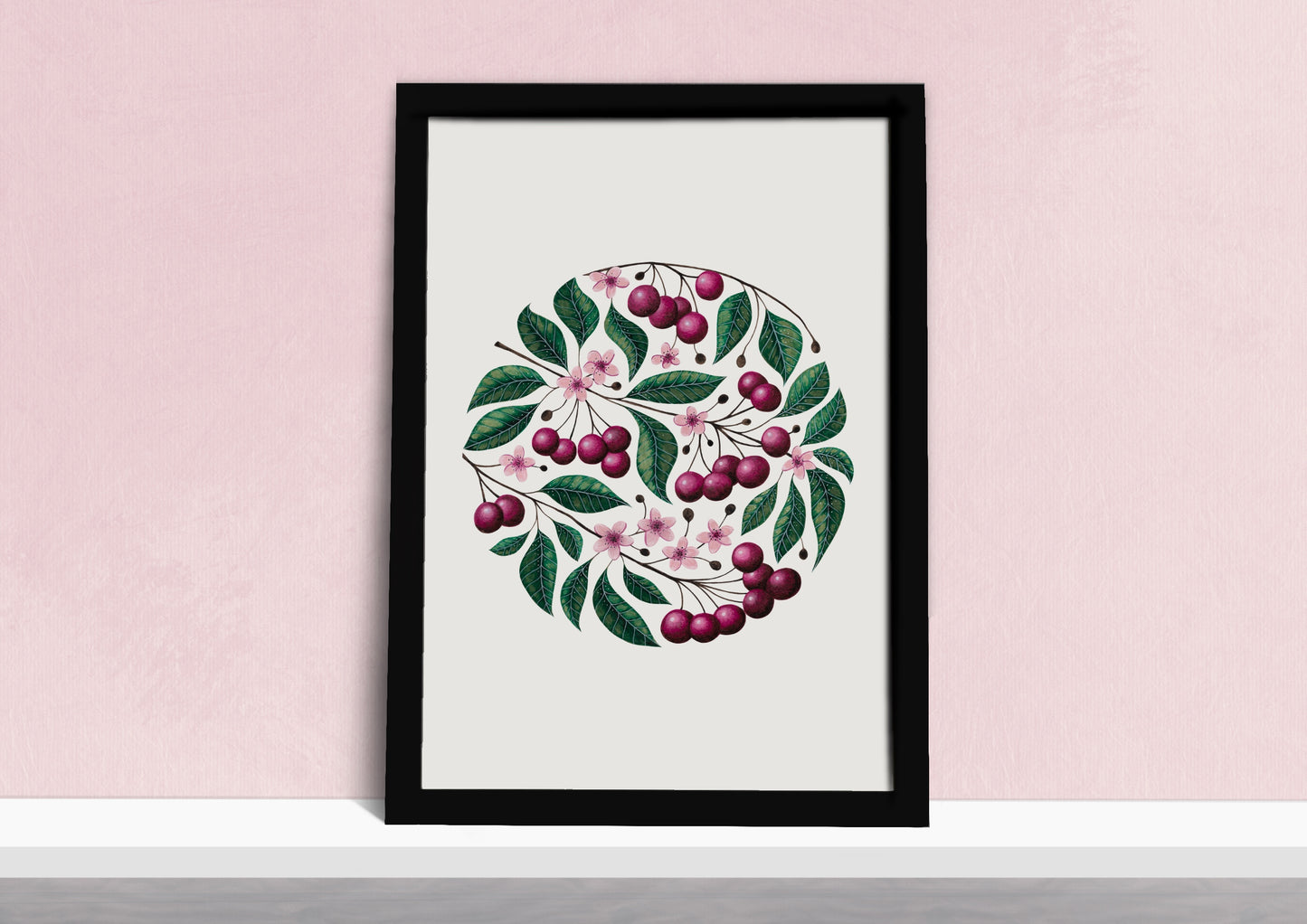 Cherry Tree Art Print