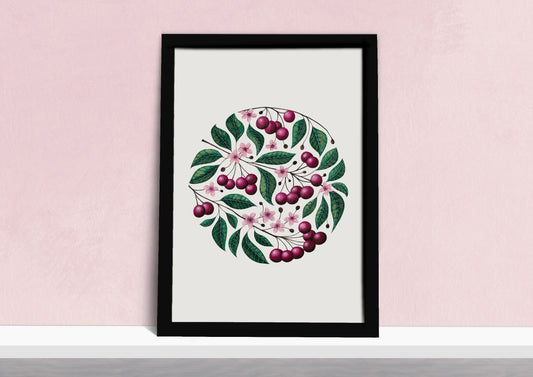 Cherry Tree Art Print