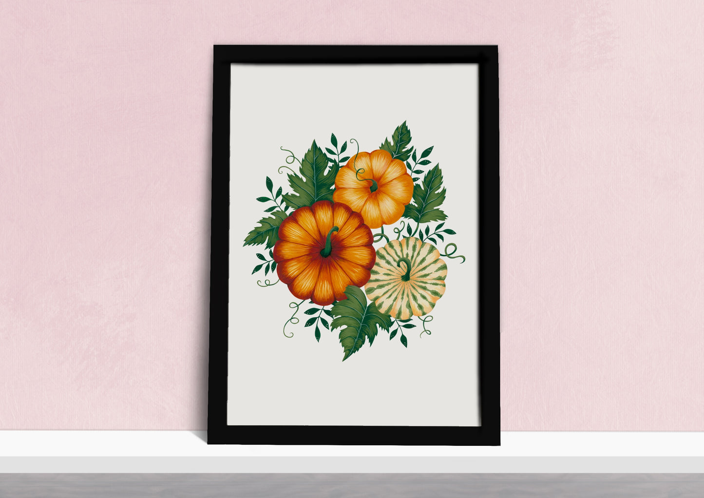 Pumpkin Patch Art Print