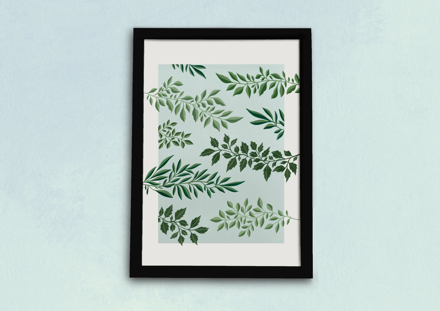 Leafy Art Print