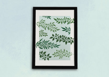 Leafy Art Print