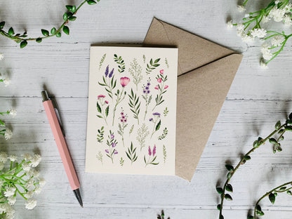 Tiny Flowers Greeting Card Set