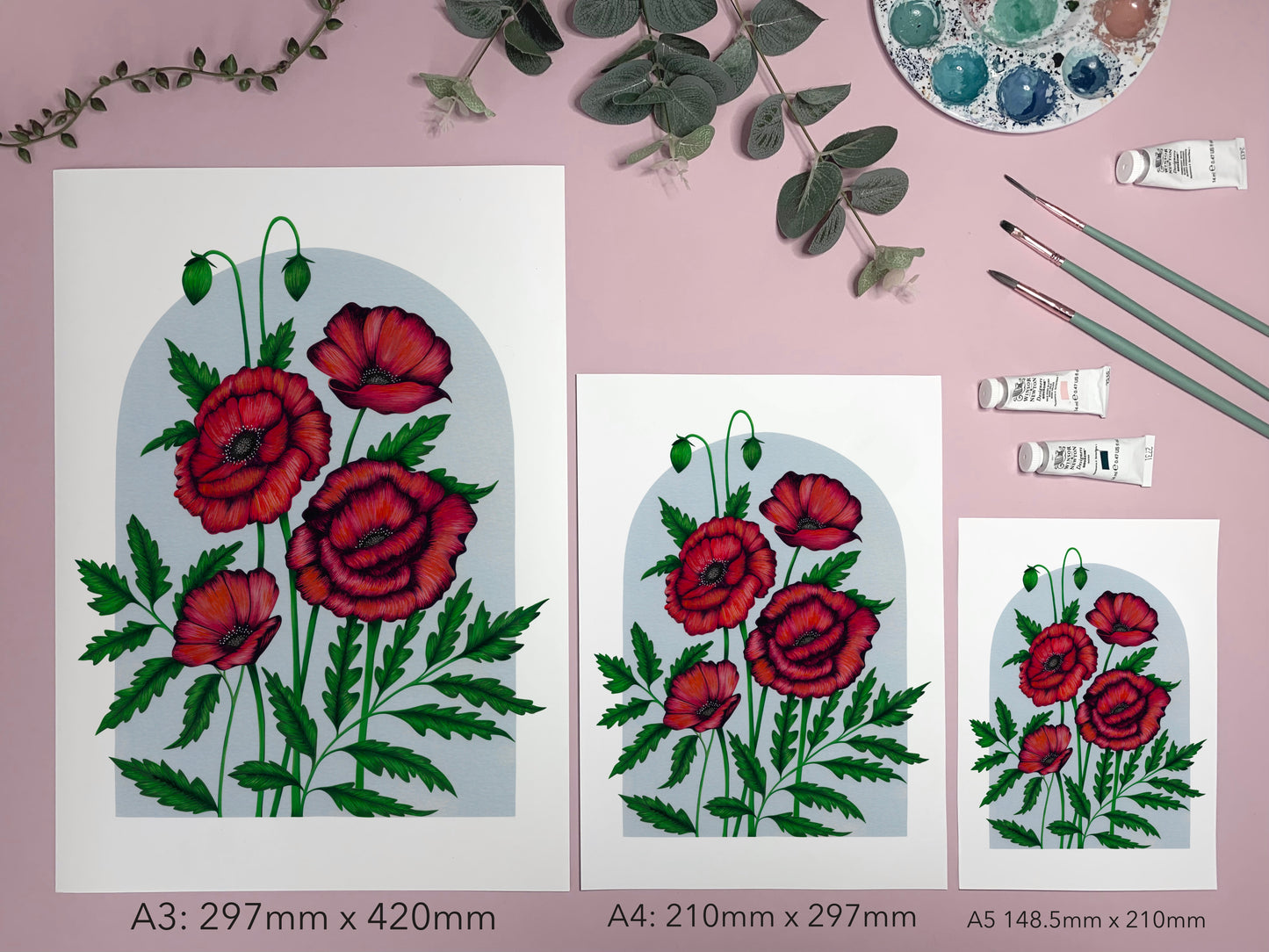 Poppies Art Print