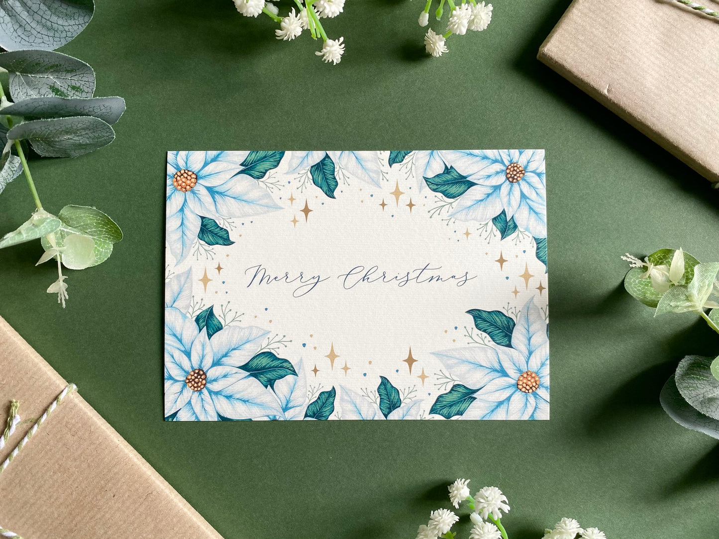 Classic White Christmas Notecard Set