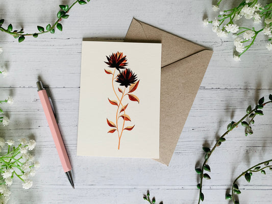 Protea Greeting Card