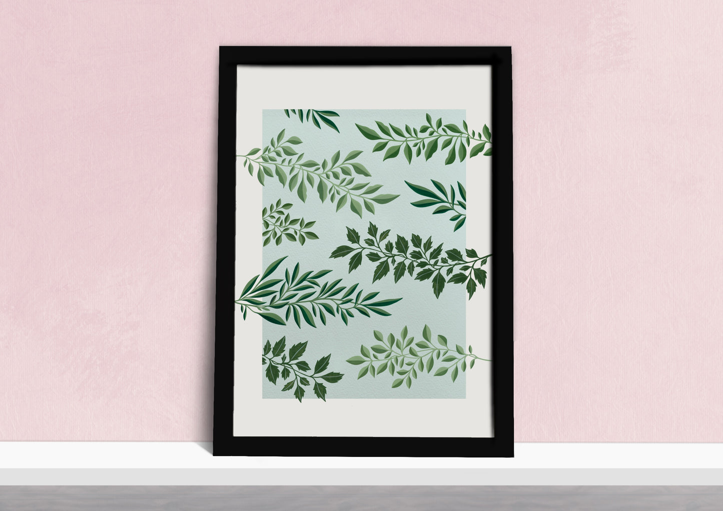 Leafy Art Print