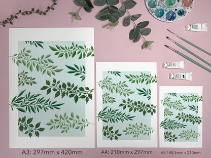 Leafy Art Print